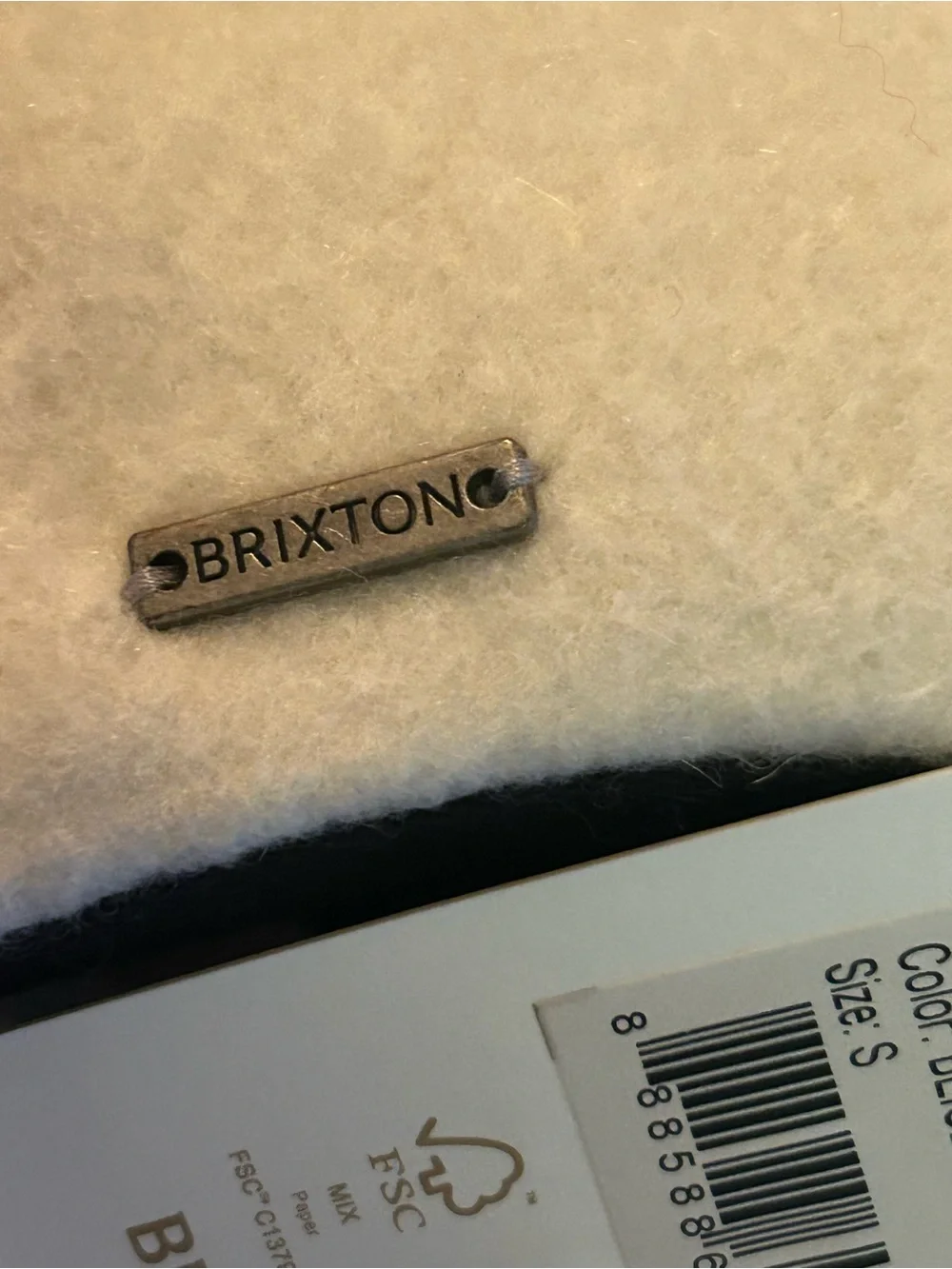 Brixton Women's Light Cream Wool Beret